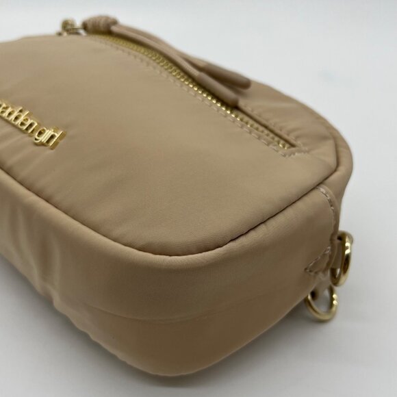 Madden Girl Khaki Amollyn Nylon Convertible Camera Crossbody - Picture 7 of 12